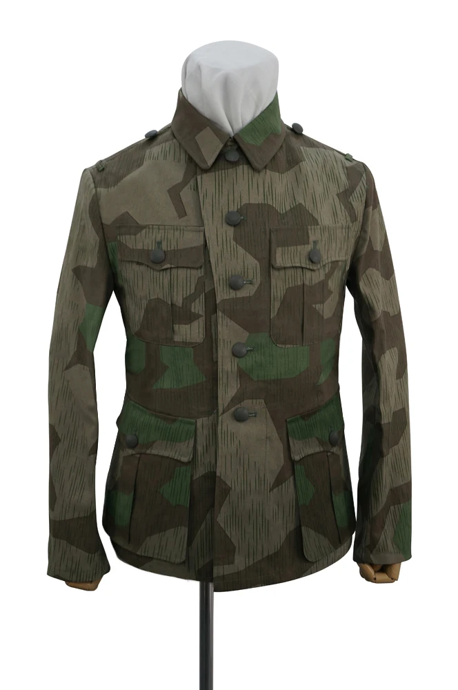 GUCA-008 WWII เยอรมัน Heer Splinter 31ฤดูใบไม้ร่วง Camo M40 Field Tunic