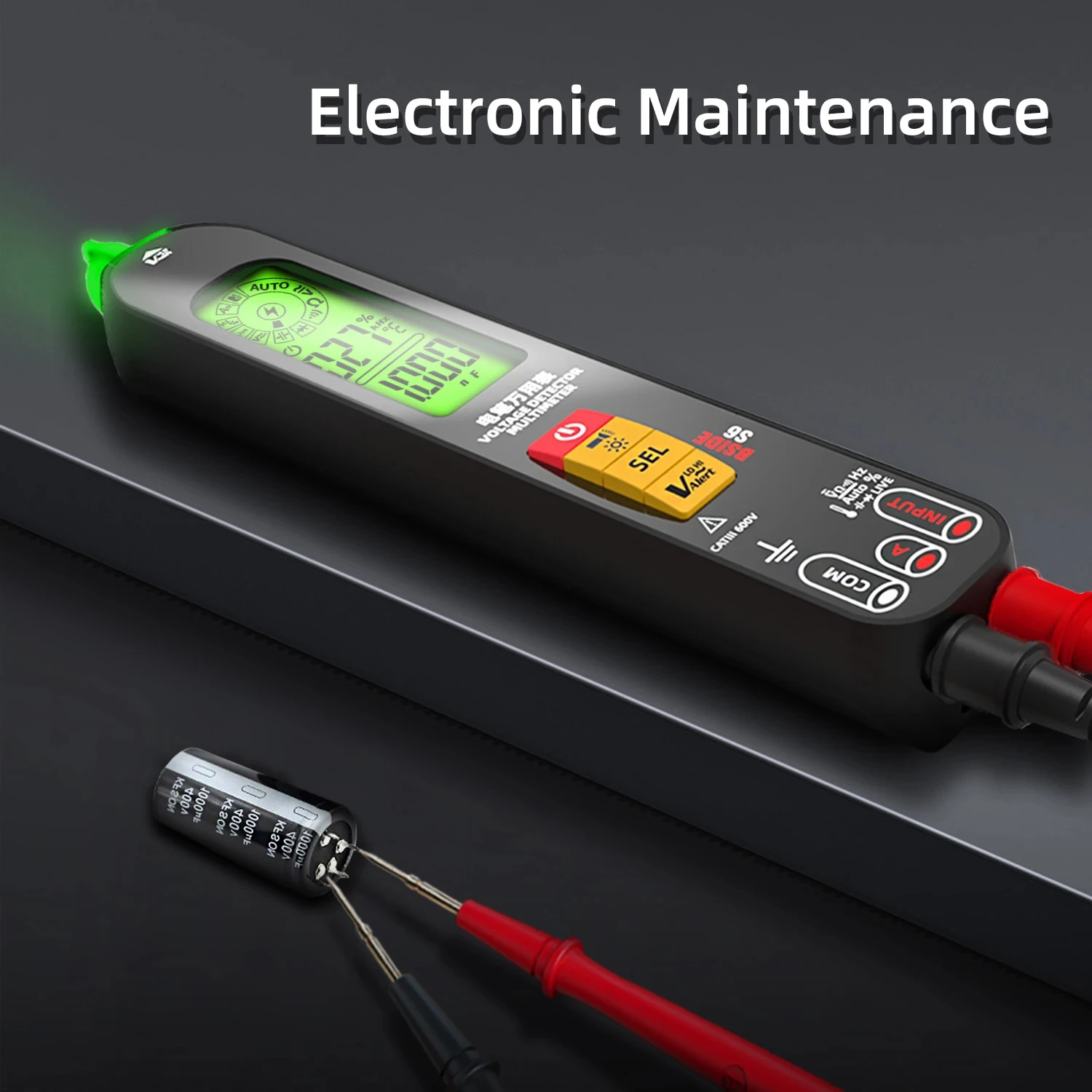 S6/S6X Multimetr cyfrowy typu pióro Testery napięcia Multimetr DC AC Profesjonalny tester Miernik Ohm NCV Hz Tester diod do narzędzia