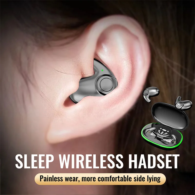 True Wireless Earphone MD558-A Sleeping Bluetooth 5.3 Earbuds TWS In Ear Headphones Hifi Sound Waterproof Gaming Headset