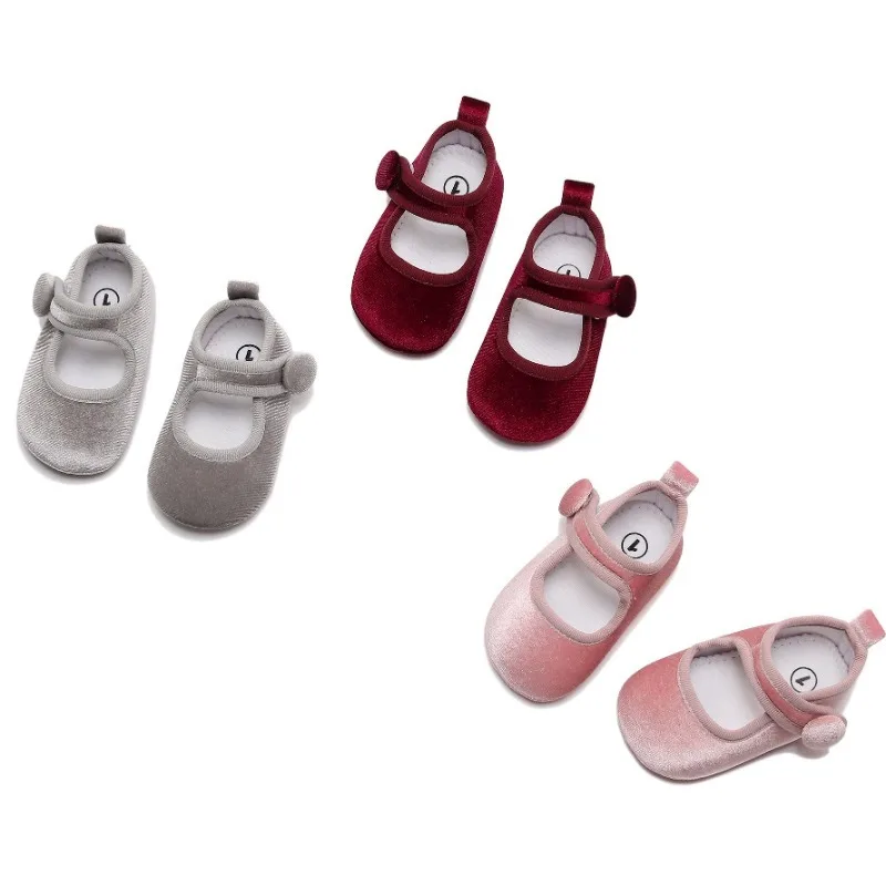 Child Happy Shoe2025Four Seasons New Baby Flat Single Shoe Child Slip Breathable Versatile Baby Home Learning Walking CasualShoe