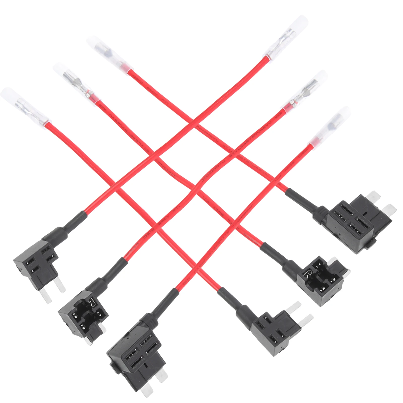 

6Pcs Inline Fuse Holder Professional Car Circuit Protection Cover Heavy Duty Automotive Replacement Fuse Tap Kit