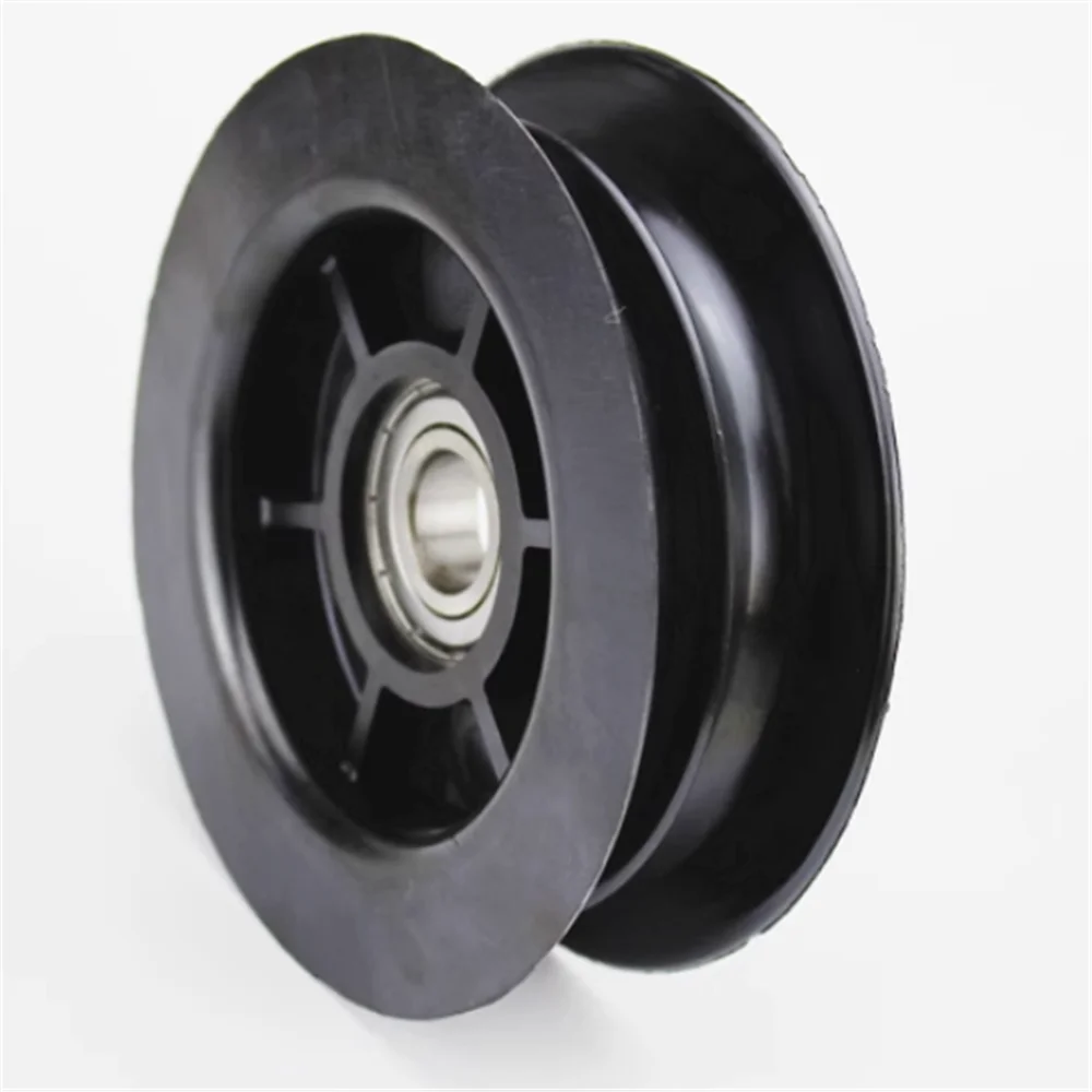 

Forklift tubing pulley gantry oil pipe pulley double groove with bearing 6204 aperture 20mm, outer diameter 143