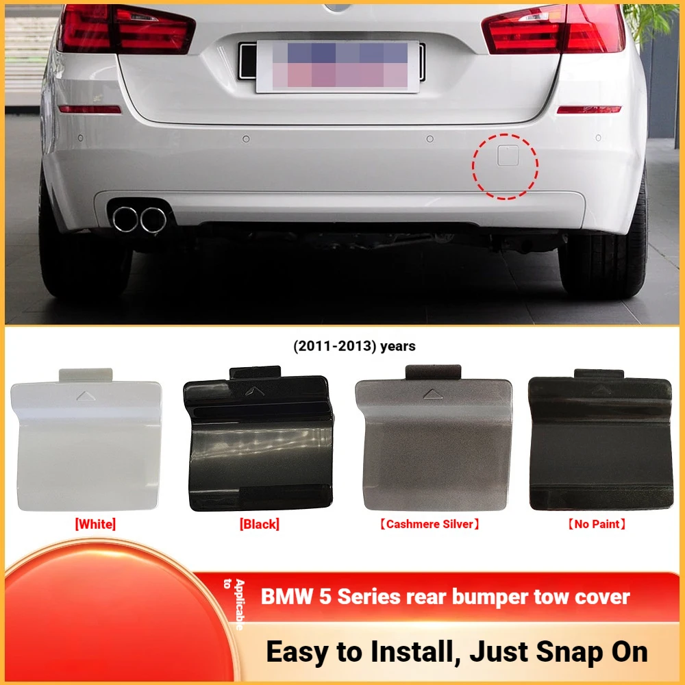 Applicable to BMW 5 Series Rear Bumper Trailer Cover F10 F18 Rear Tow Hook Cover Pull Car Cover 51127240133