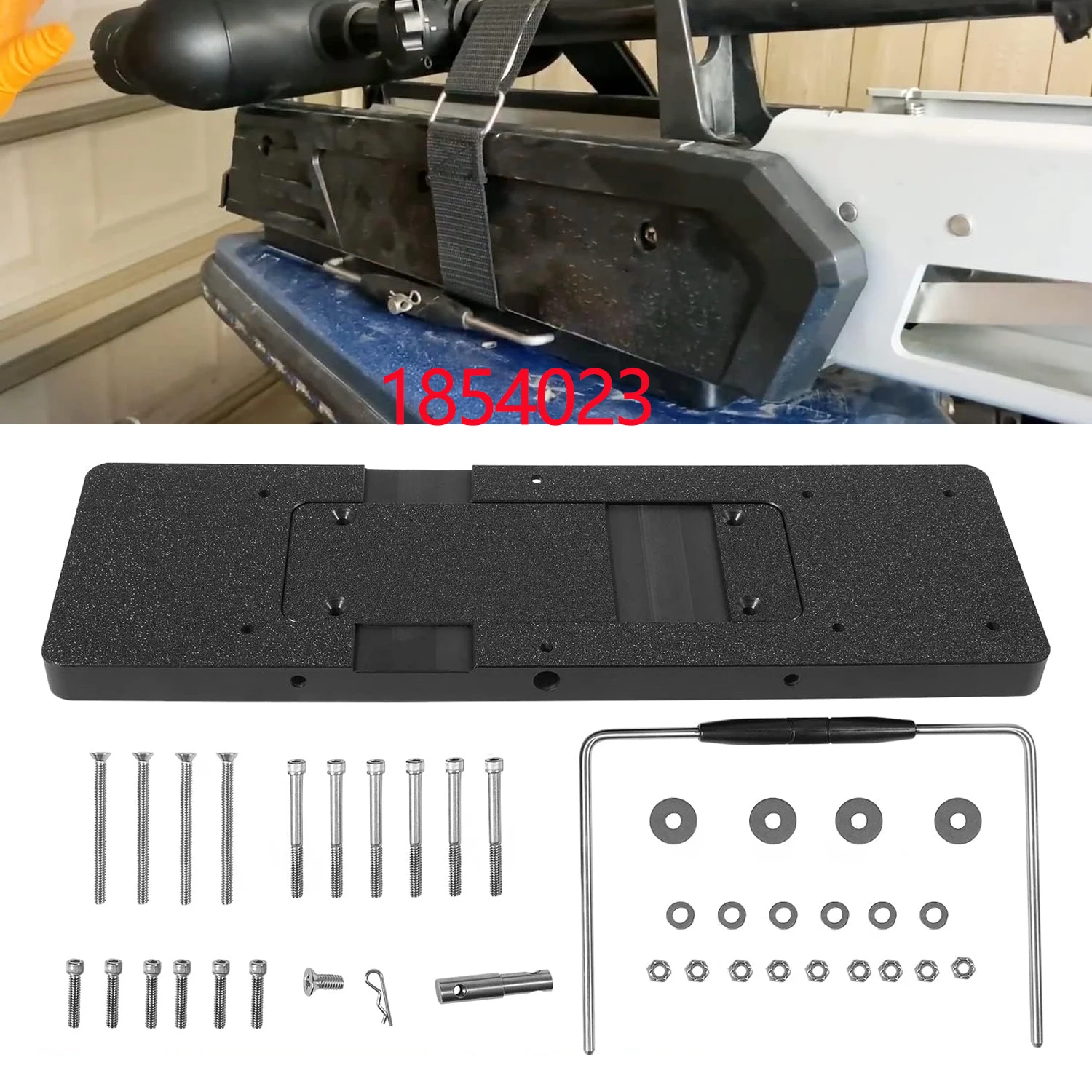 

1854023 Композитный быстроразъемный кронштейн MKA-23, совместимый с троллингными двигателями Ul-trex, Maxx-um, Ed-ge, Fortr-ex, Ripti-de