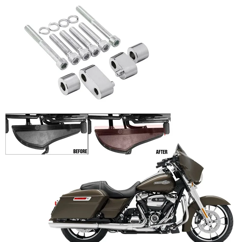 

Для Harley Road King Street Glide 2009-2021 аксессуары для мотоциклов 1-1/4 ''дисплей для половины пола, комплект расширения