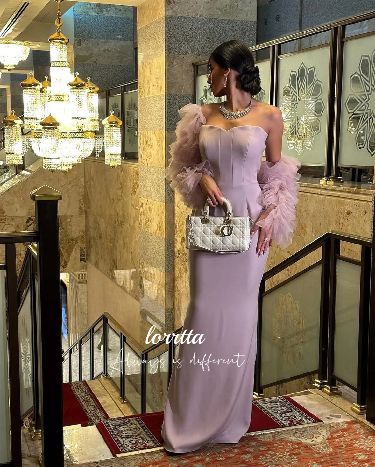 

Lorrtta Customized Luxury Dresses Women 2025 Evening Dress Gala Dresses Woman Fishtail Cut Elegant Lady Dress Robes De Cocktail