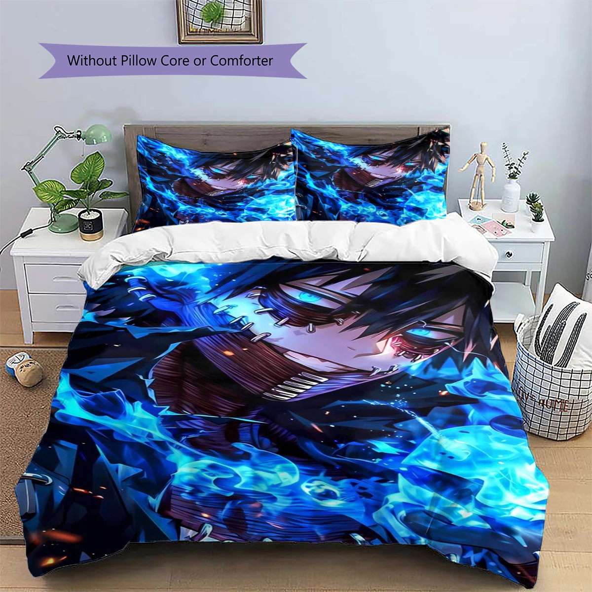 My Hero Academia Anime Patterned Duvet Cover Set & Pillowcase Daily Use Bedding Nice Fan Gift Decor -xia45