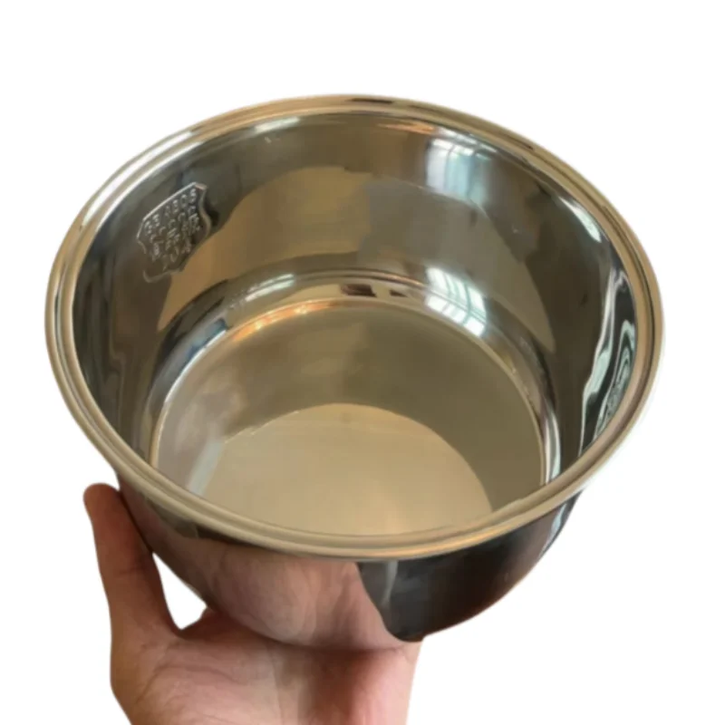 Para olla arrocera de acero inoxidable 304 de alta calidad, cuenco interior para tigre JBH-G2 (JBH-G102-W), cuenco interior de repuesto de 5,5 tazas