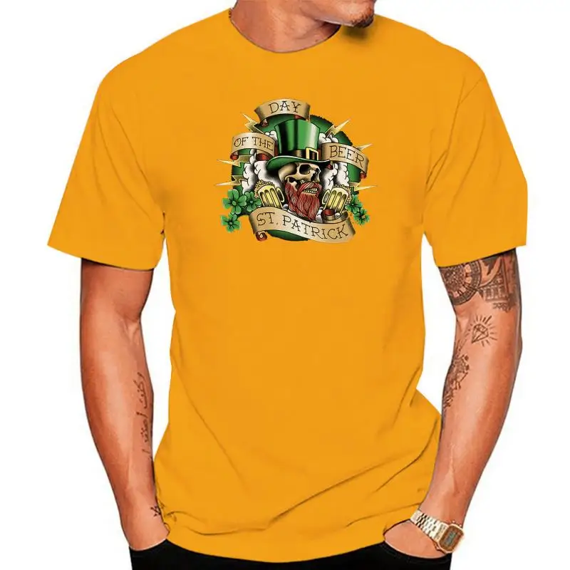 Day Of The Beer T-Shirt Mens St Patricks Day Drinking Top Pub Gift