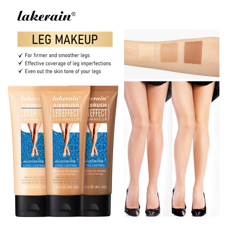 New 3 Colors Legs Concealer Dark Spots Cover Contouring Cream for Leg Makeup Skin Waterproof Tone Tanning Leg Cream Cosmetics