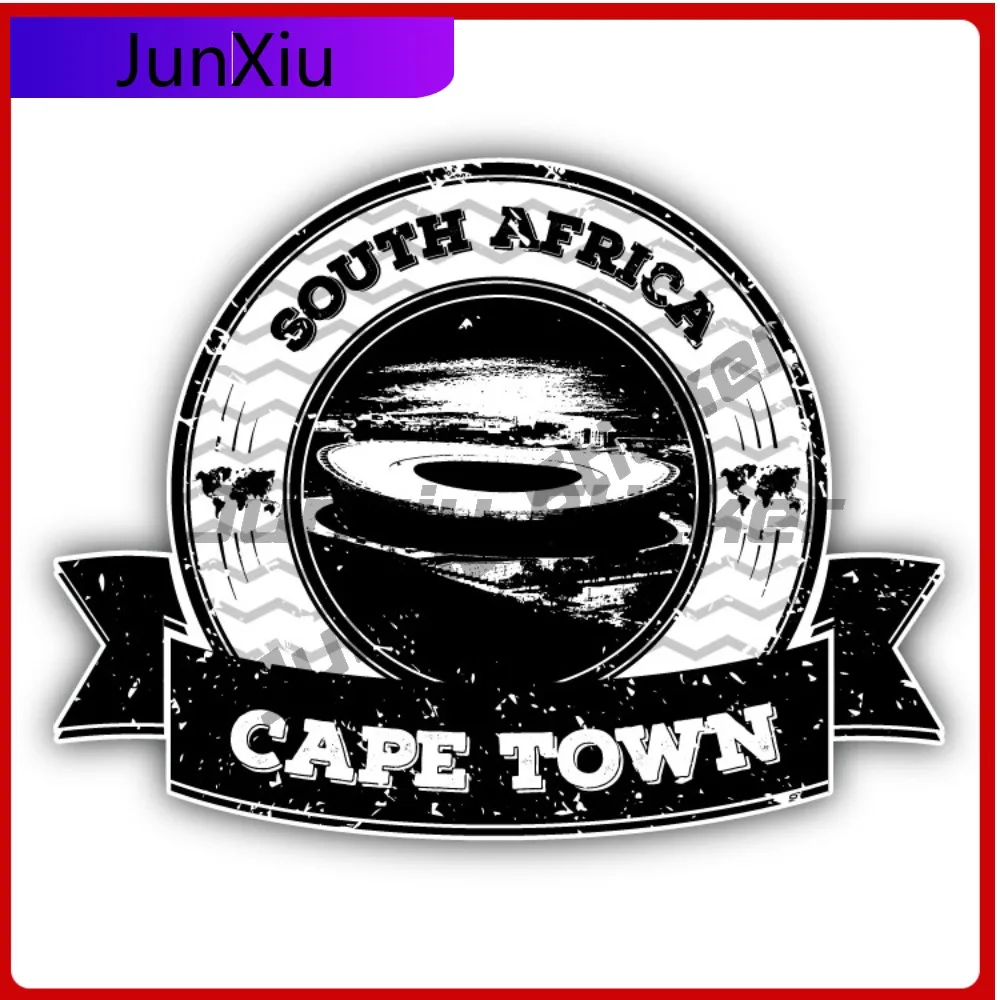 

Cape Town South Africa Creative Sticker Stamp Travel Car Decal Bumper Stickers For Toilet Seat Anime Style Laptop Use Waterpr