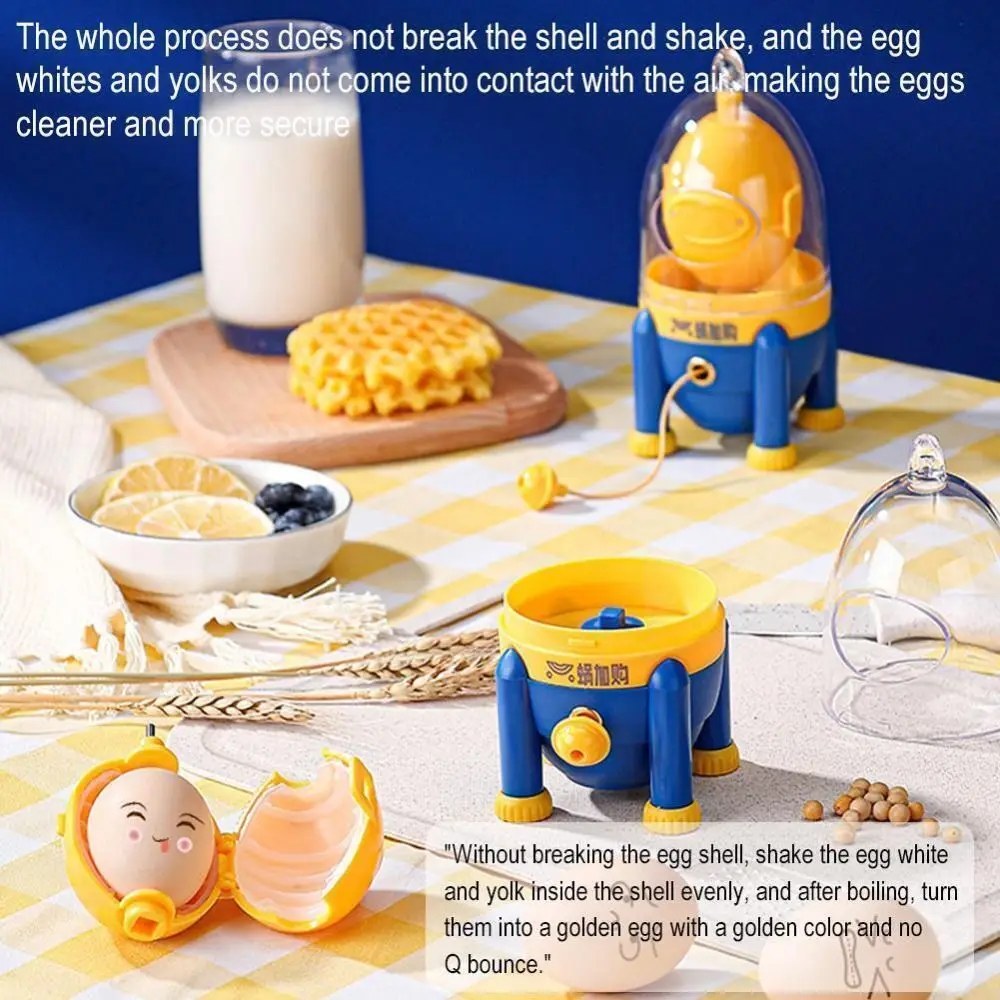 Egg Shaker Egg White Yolk Mixer Manual Egg Yolk Albumen Blender Shaker without Breaking Eggs Kitchen Gadgets Bullshit Artifact