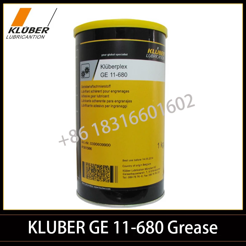 

1G Kluber GE11-680 Lubrication Spindle Bearings Klüberplex GE 11-680 Adhesive gear lubricant for lifting spindles Slideways