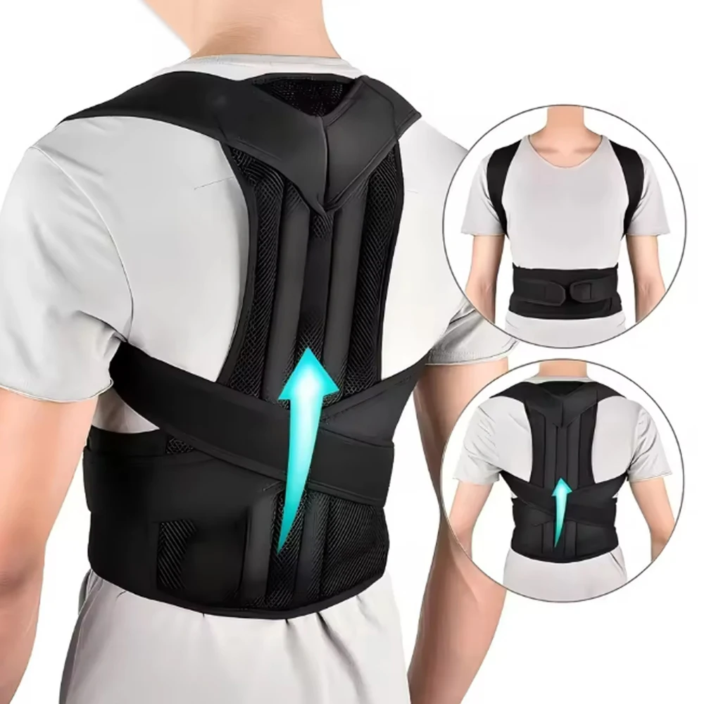 

Back Brace Posture Corrector for Women and Men, Shoulder Straightener, Adjustable Full Back Support for Upper and Lower Back