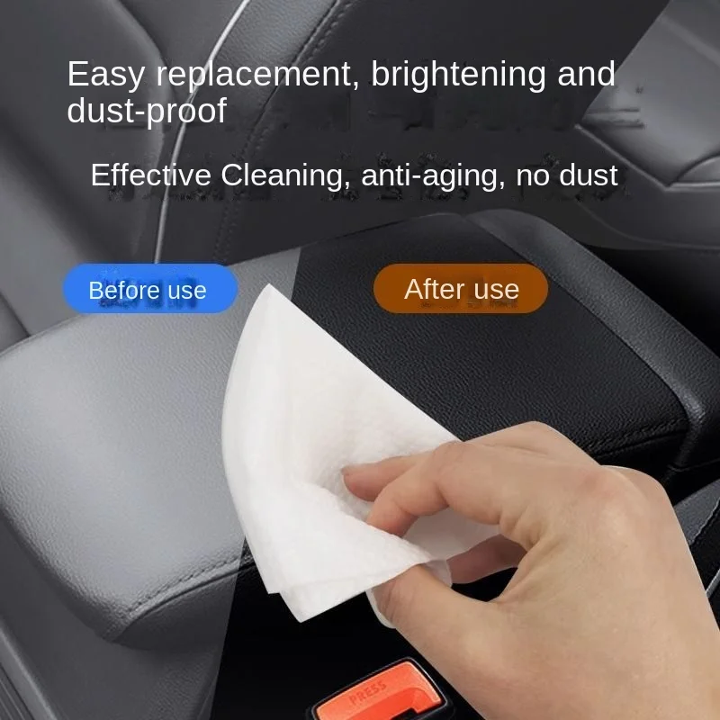 Car interior cleaning wipes car Watch board plastic leather seat special decontamination coating care cleaning car cleaning arti