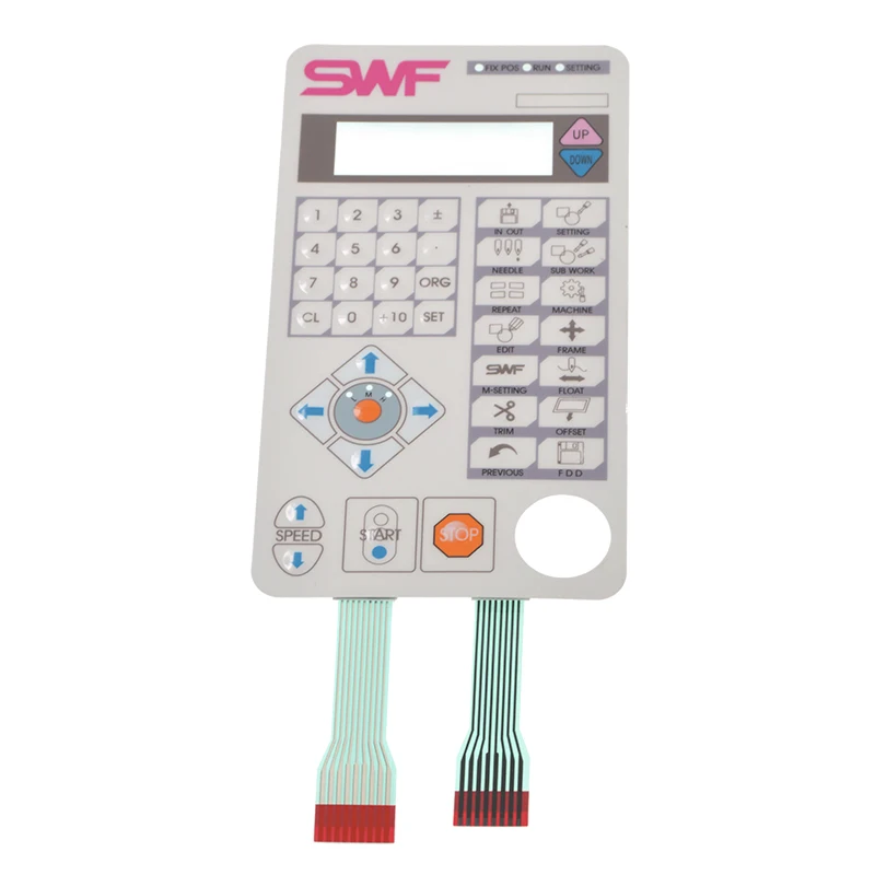 ESWF-GP-011823 KEYPAD Control Panel Keyboard Membrane Switch Generic SWF Sunstar embroidery machine spare parts