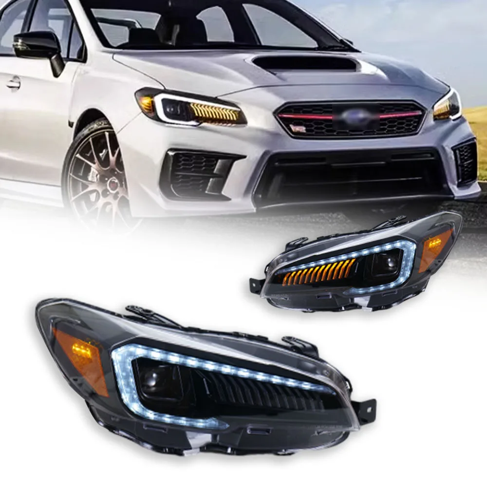 

TYPY Car Headlights For Subaru WRX 2015-2021 LED Car Lamps Daytime Running Lights Dynamic Turn Signals Car Accessories