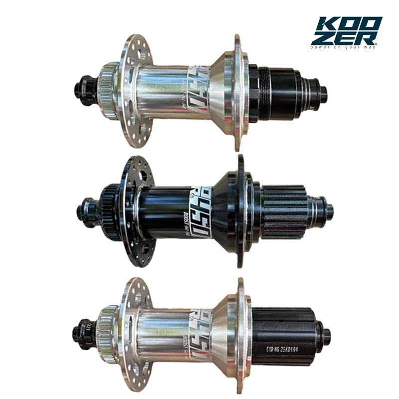Koozer 450 MTB Bicycle Hubs,Center Lock J-bend Boost Rear Hub HG XD MS 8-12s 32 Hole Cr-Mo Steel Axle 5x141mm 12x148,Bike Parts
