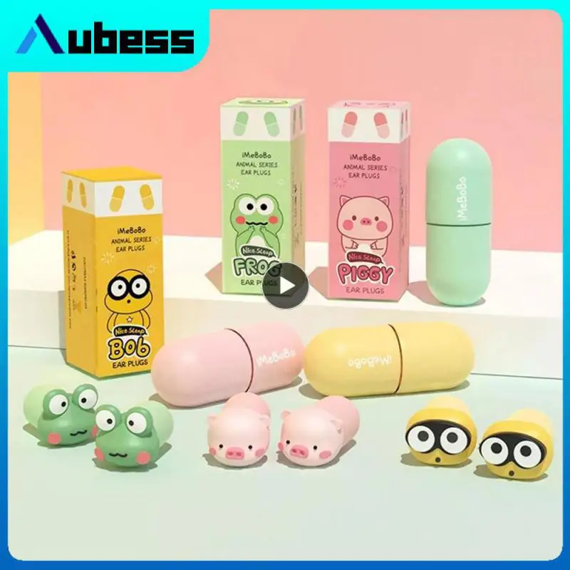 Silent Sound Insulation Cartoon Sponge Silent Sound Earplugs Sleep Anti-noise