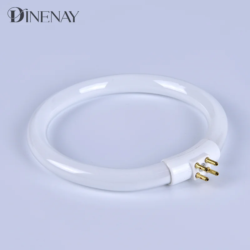 11W T4 Round Annular Tubes Lamps Bulb Fluorescent Ring Lamp Tube With 4 Pins