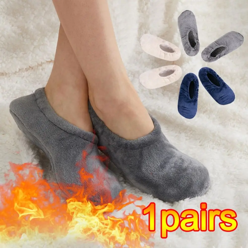 Fleece-Futter Winter warme Bodensocken halten warm Anti-Rutsch-Innenbodenschuhe weiche bequeme Schlafbodensocken Herbst Winter