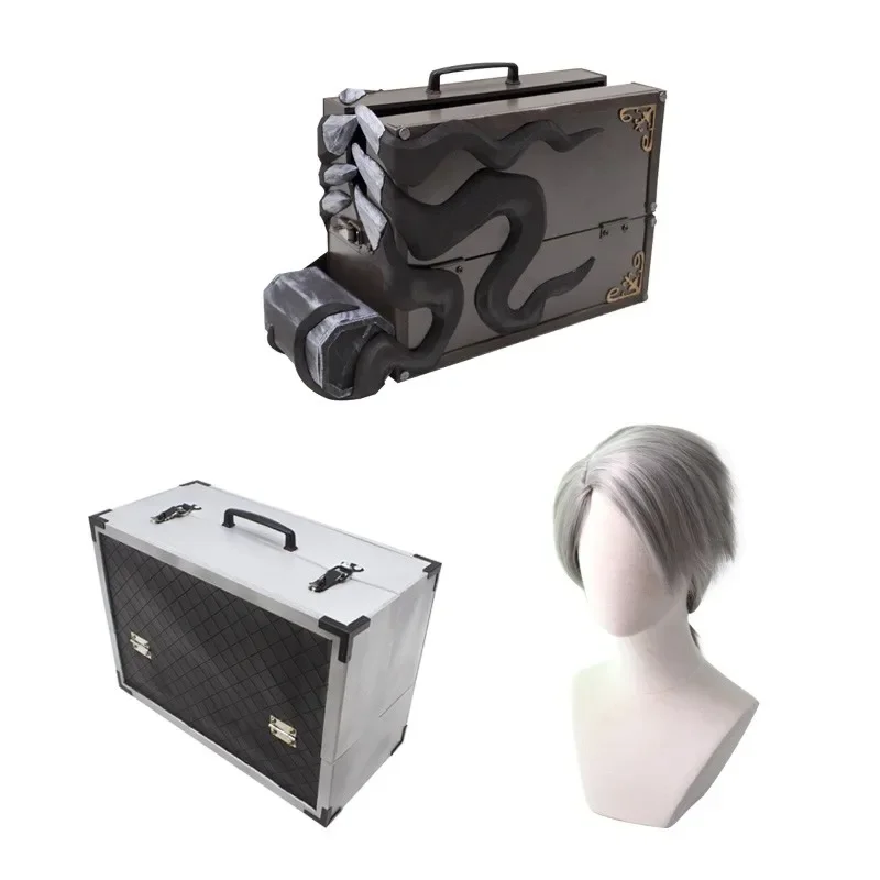 

Aesop Carl Cosmetic Case Identity V Embalmer Wig Cosplay Replica Prop Decoration Character Accessories Halloween Christmas Party