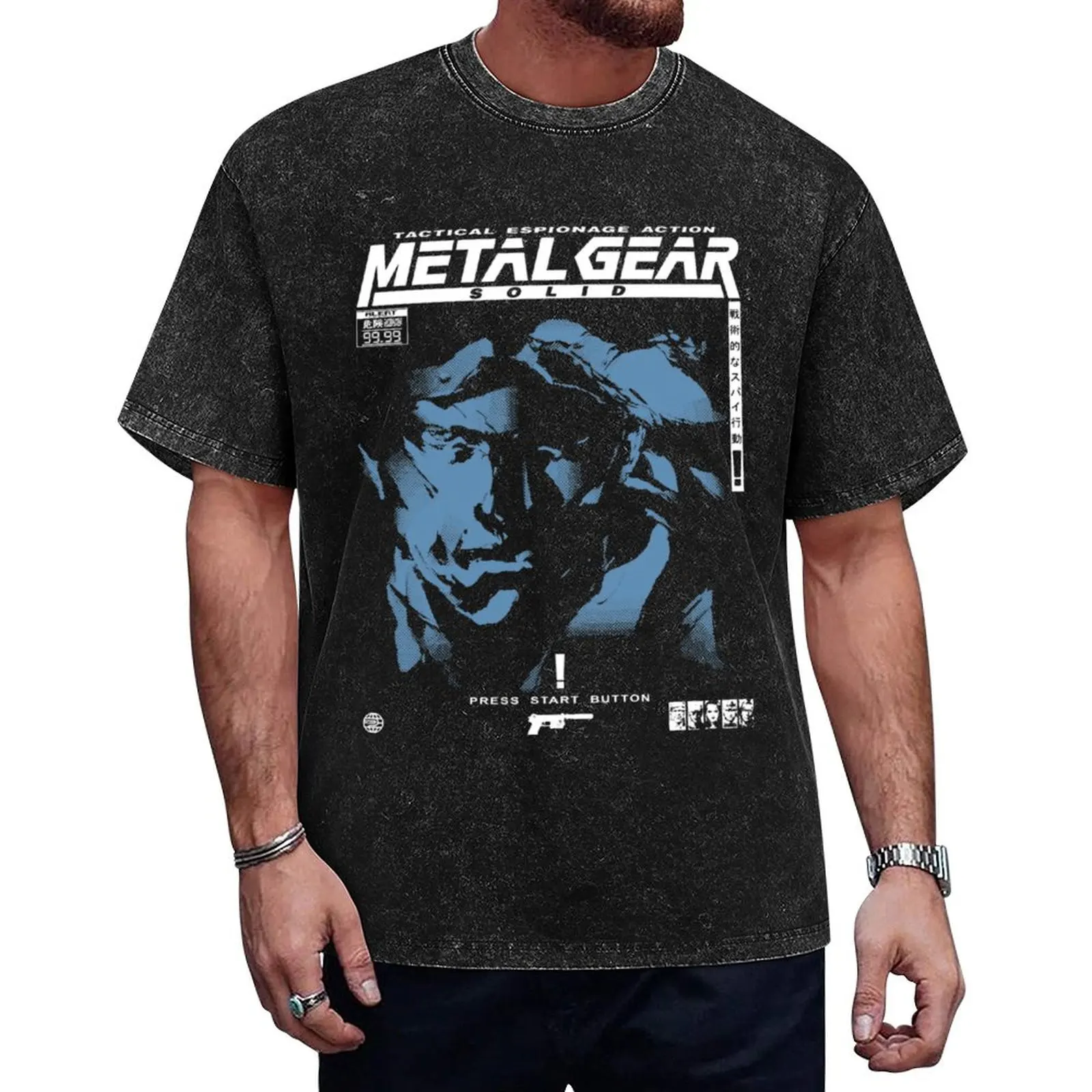 

MGS1 - Snake T-Shirt T-Shirt luxury t-shirt funny costumes mens graphic t-shirts