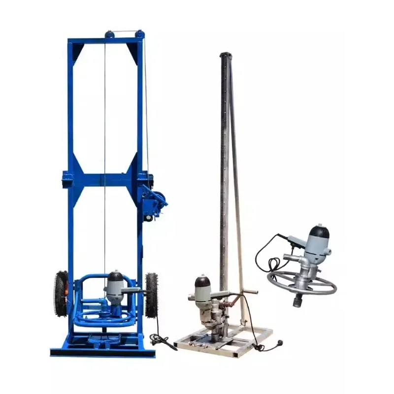 Household 2000W small well drilling machine agricultural 3 dimensional saw rack drilling equipment