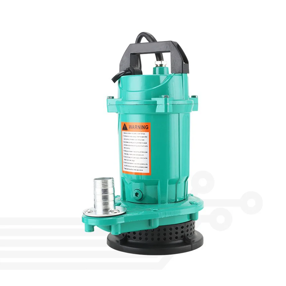 220V 50HZ Submersible Pump Agricultural Pumping Garden Tools Drainage Irrigation Pump Flow Rate 3m³/Hour Head 10M EU Plug