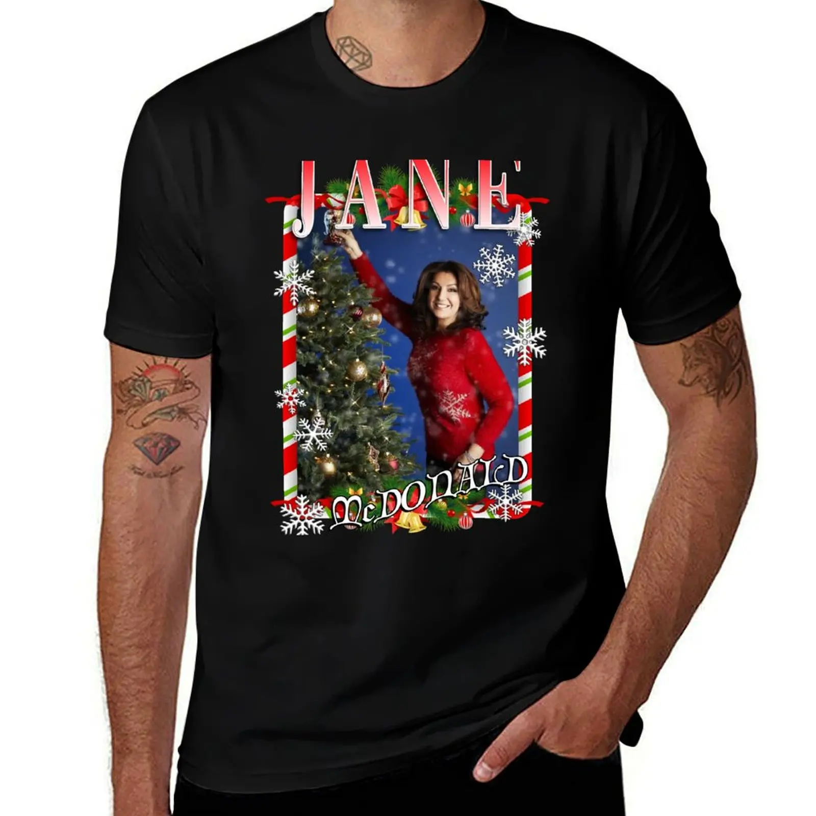 Jane McDonald Christmas Tribute T-Shirt oversized t shirt football t shirt custom t-shirts mens designer t shirt