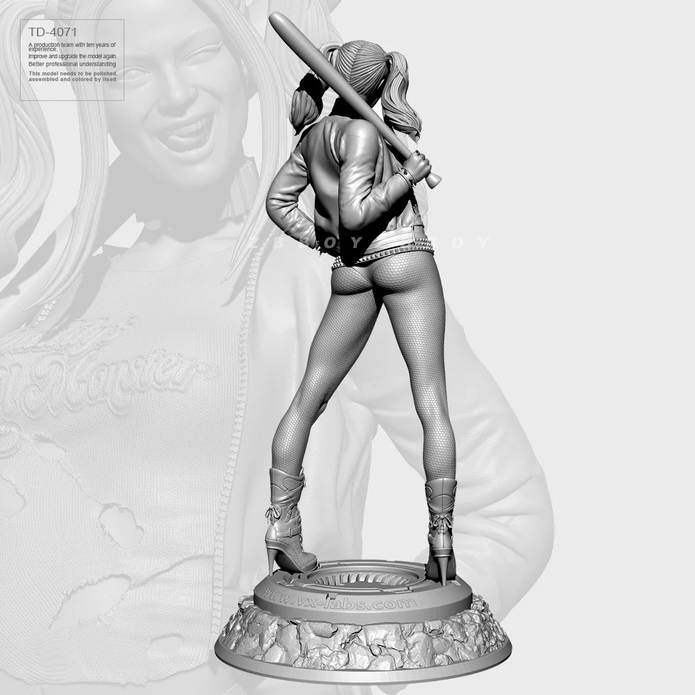 55MM 75MM Resin model kits figure beauty colorless and self-assemble TD-4071