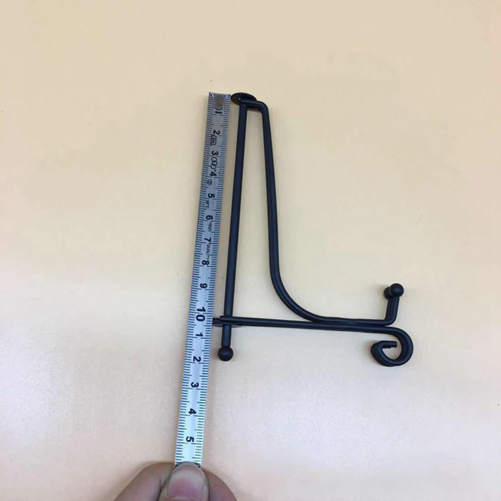 Подставка для хранения, подставка для лотка, подставка для дисплея, фоторамка «сделай сам», мольберт, подставка для хранения, черная железная пластина, держатель для книг для рукоделия