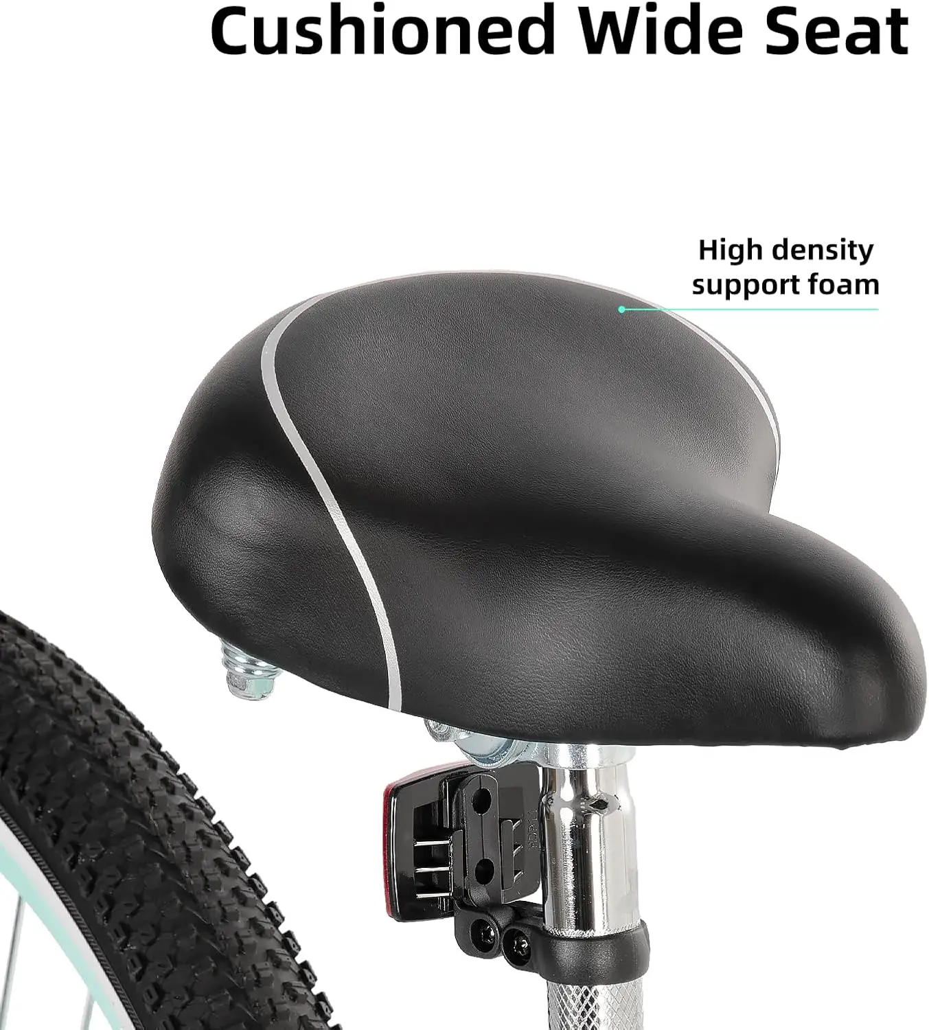 Bicicleta de praia cruiser de 24 "para meninas, meninos, homens e mulheres, bicicletas de cruiser infantis de velocidade única com freio de montanha-russa, Co múltiplo