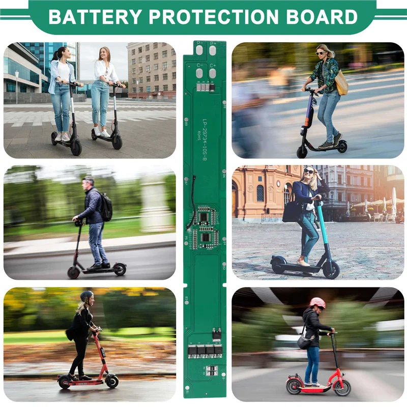 2X10 سلاسل من 36 فولت ثلاثة يوان 20A سكوتر كهربائي قابل لإعادة الشحن 18650 بطارية ليثيوم بركة لوح حماية