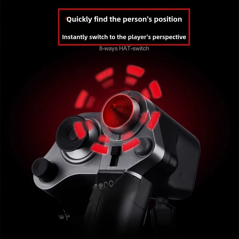for V5 PC Joystick Simulator Flight Simulation Control joystick