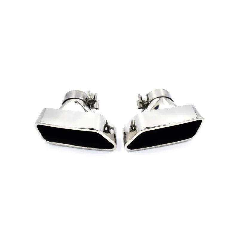 

1 Pair Exhaust Tip For BMW F10 GT535 GT550 640 Muffler Tip Car Exhaust Pipe Stainless Steel Mufflers Square Modified Style