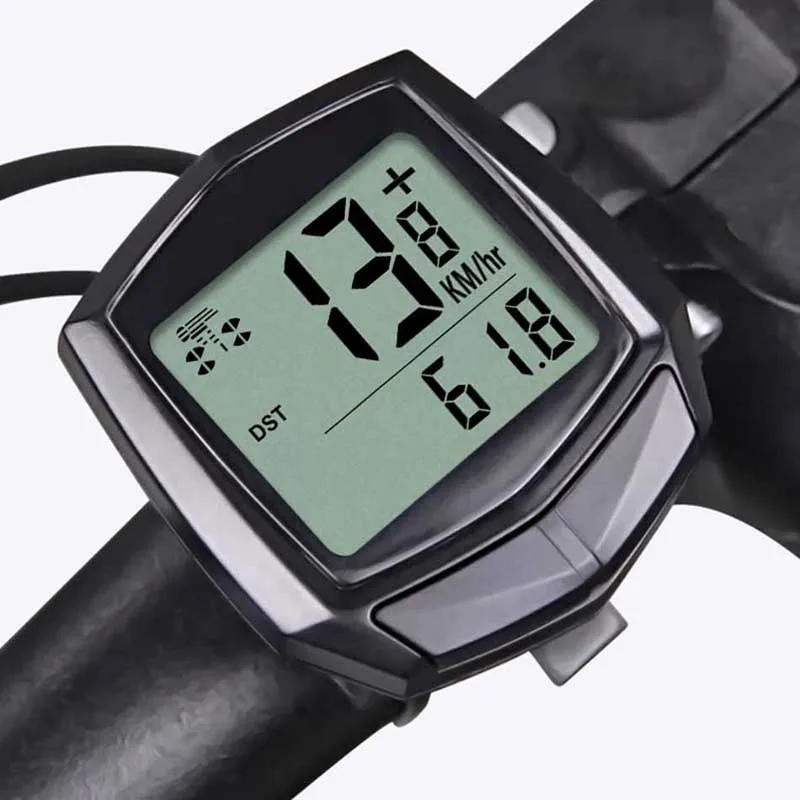 Digital Bike Ride Speedometer Bicycle Computer Odometer with LCD Display Cycling Speed Counter Code Table Bicycle Accessories