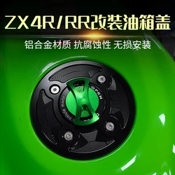 Motorcycle CNC Quick Release Key Fuel Gas Tank Cap Cover Cap Parts For Kawasaki Ninja ZX4R ZX4RR ZX25R/RR ZX-4R 4RR 25R 25RR