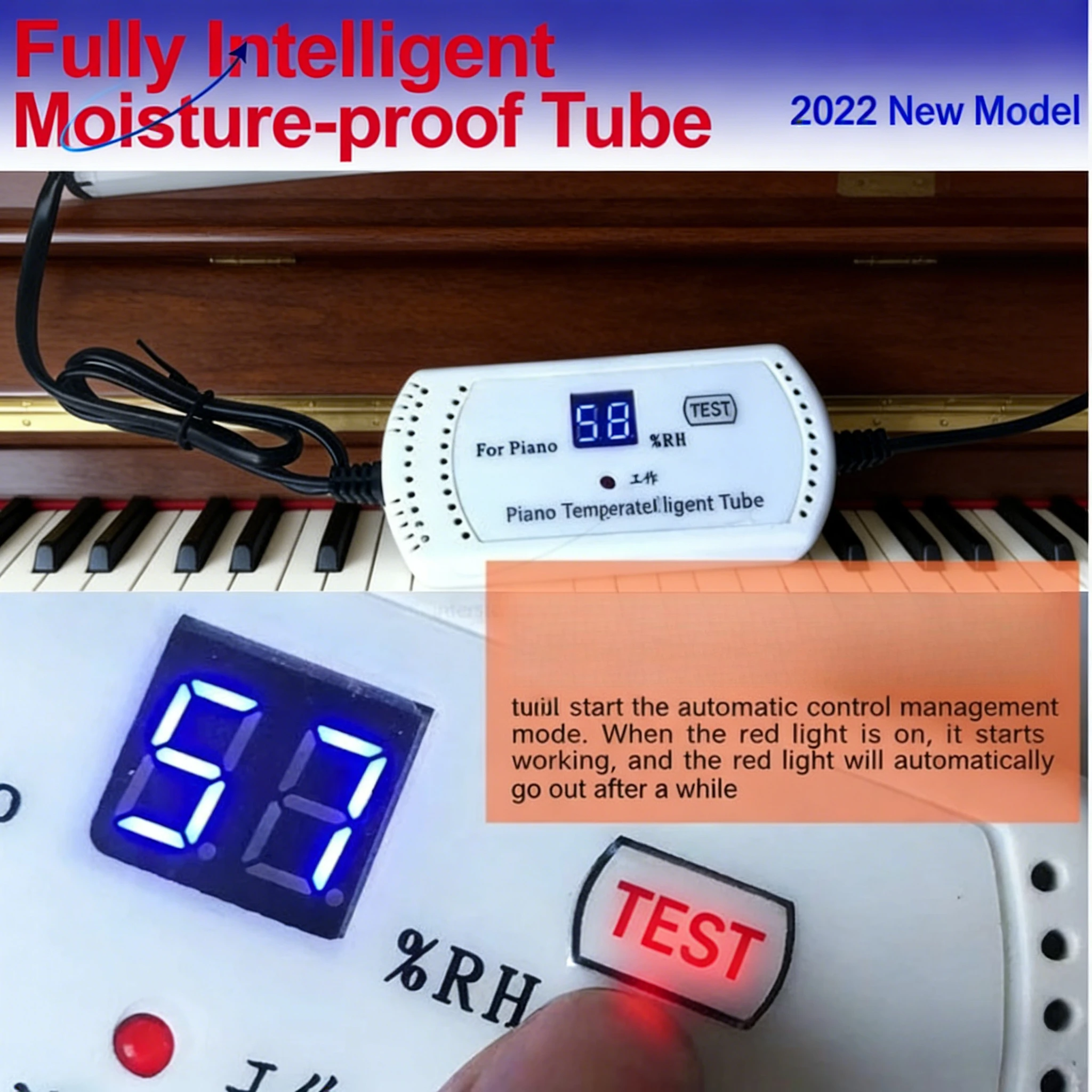 

Special Dehumidifier for Pearl River Piano: Moisture-Proof Tube & Piano Dry Stick, Mildew/Moth Proof To Shield Internal Parts