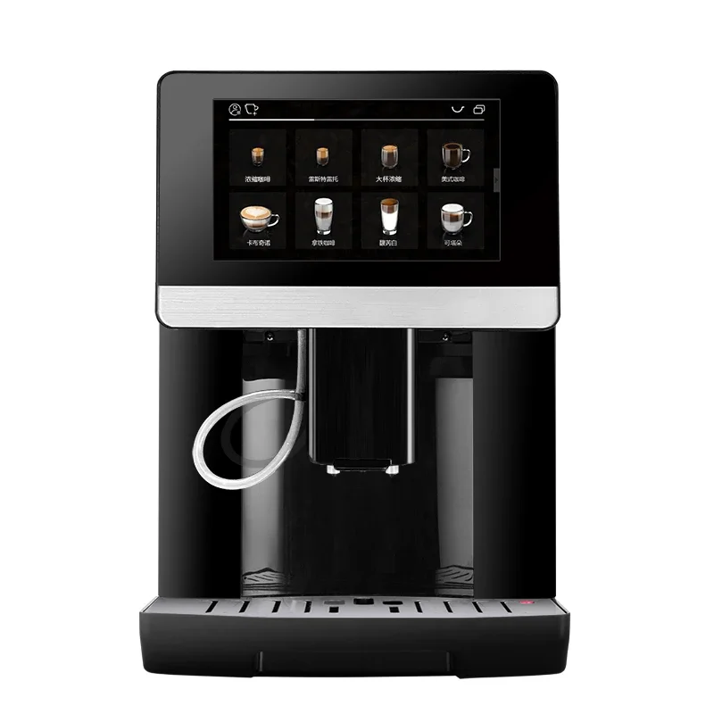 

Hot selling 19bar professional bean to cup touch screen fully automatic espresso coffee machine