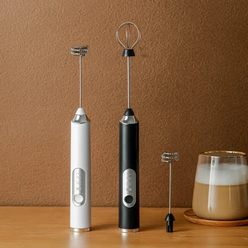 

Electric Milk Frothers Handheld Wireless Blender USB Mini Coffee Maker Whisk Mixer Cappuccino Cream Egg Beater Food Blender