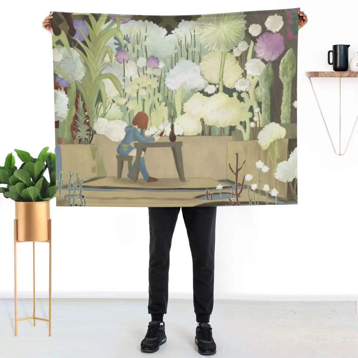 

Room Throw Blanket Soft Breathable Blanket for Night Sleeping