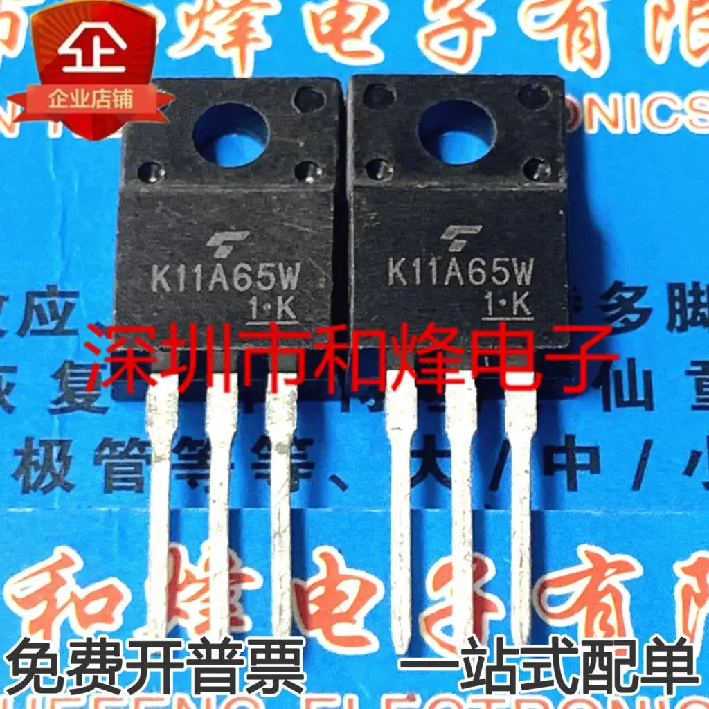 5PCS-10PCS TK11A65W TO-220F K11A65W 650V 11A ORIGINAL ON STOCK