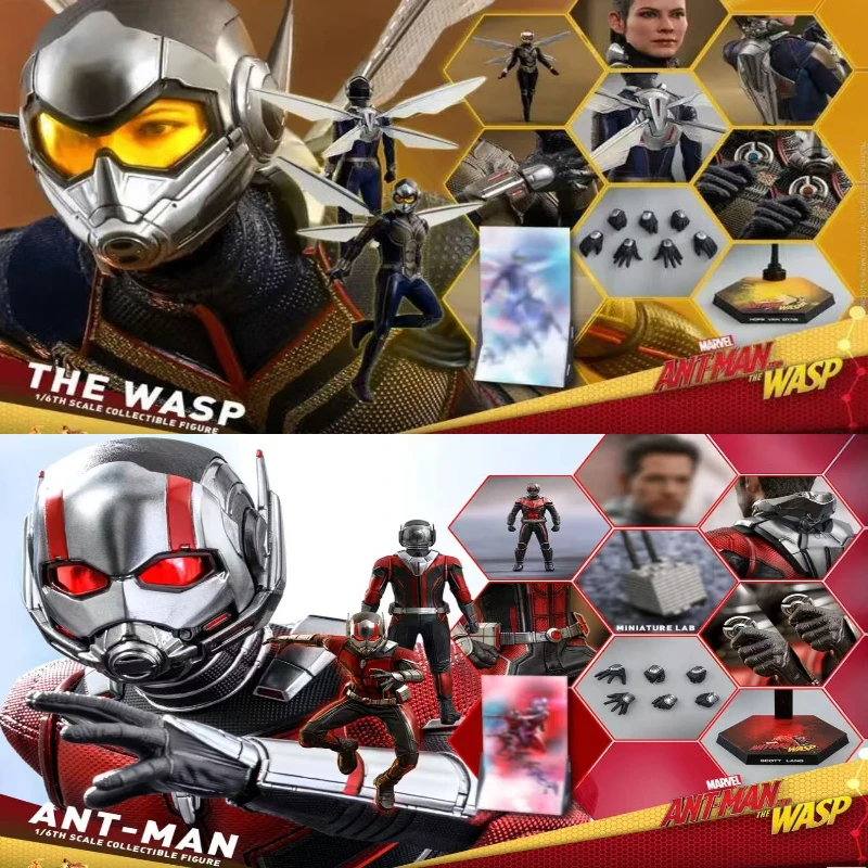 

12-дюймовые оригинальные Ht Hot Toys 1/6 Ant Man 2: Wasp Girl Appears" Ant Man 3.0 Wasp Girl Коллекционная модель игрушки ручной работы в подарок
