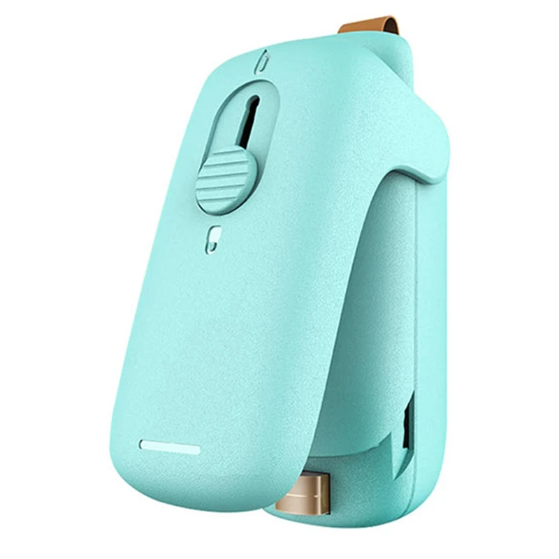 كيس صغير محمول باليد سدادة حرارية ، سدادة فراغية حرارية ، 2 في 1 ، قاطع بحبل ، كيس بلاستيكي لتخزين الطعام