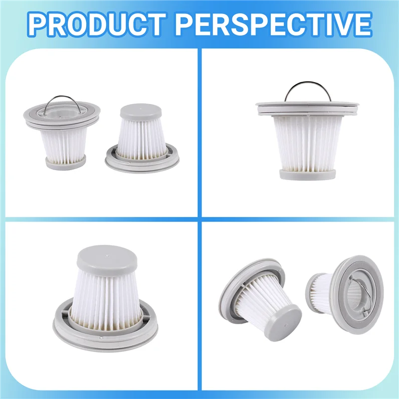 ABKR-Anwor فلتر HEPA لشاومي مكنسة كهربائية صغيرة محمولة باليد مكنسة كهربائية فلتر Hepa للمكنسة الكهربائية Xiaomi Mijia المحمولة