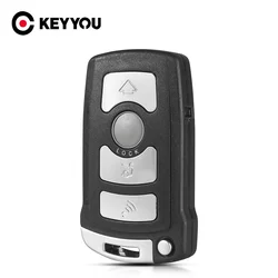 KEYYOU NEW 1PCS Car Key Case For BMW 7 Series E65 E66 E67 E68 745i 745Li 750i CAS1 System Auto Smart Keyless Key Case