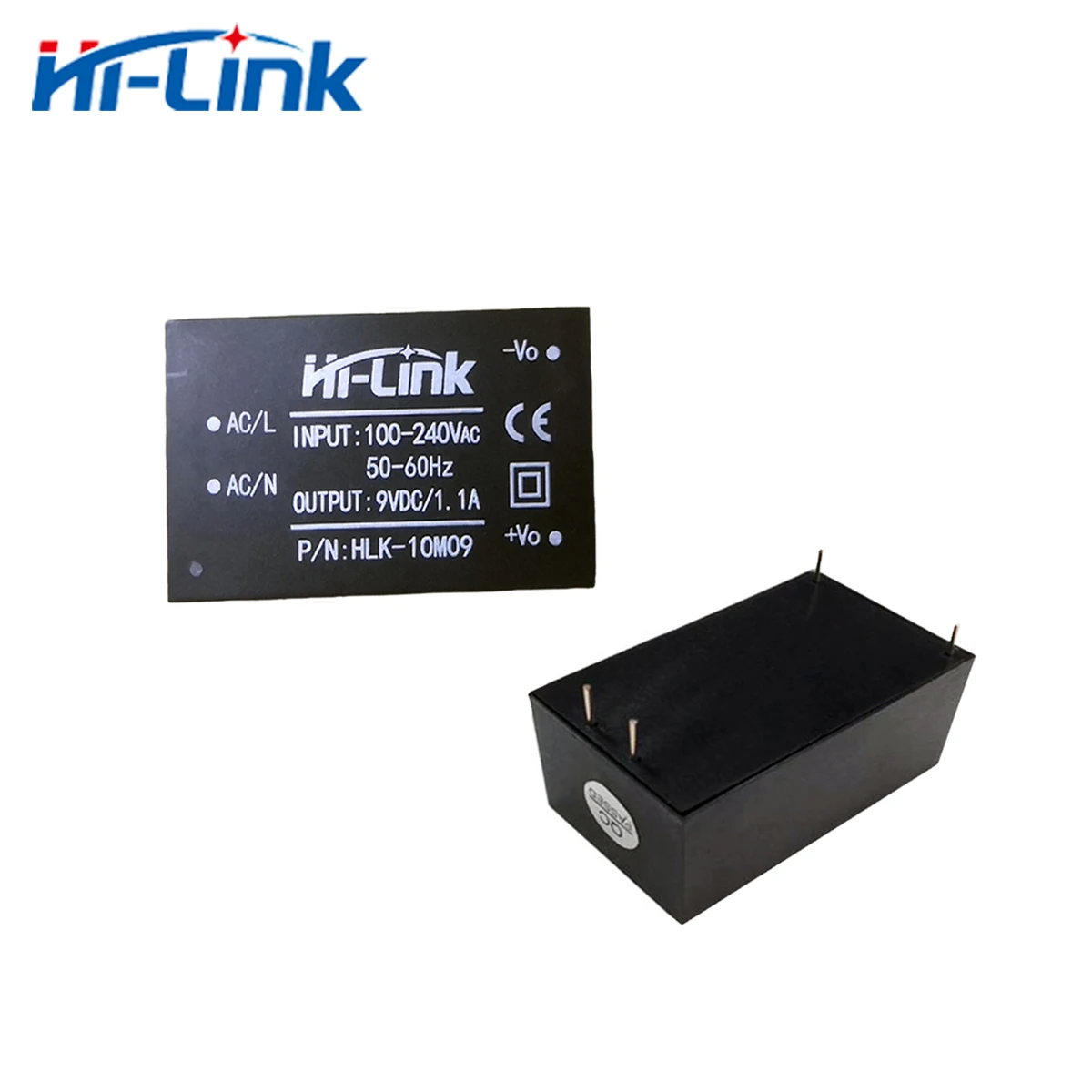 Shenzhen HiLink HLK-10M05 HLK-10M12 HLK-10M15 110V 220V to 10W 3.3V/5V/9V/12V/15V/24V AC DC Power Supply Module