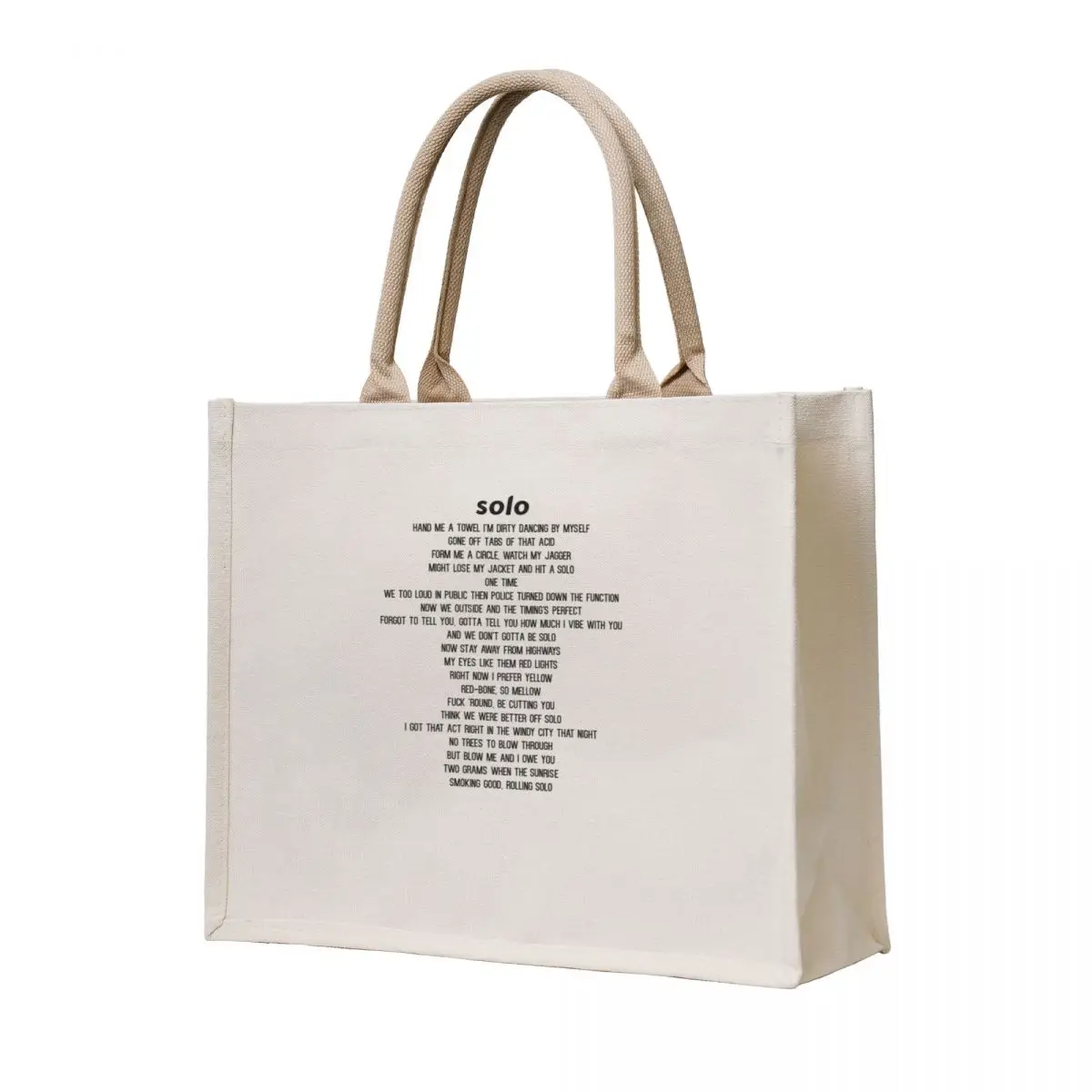 

Solo - Frank Tote Bag supermarket folding bag Handbags women canvas tote Custom bag