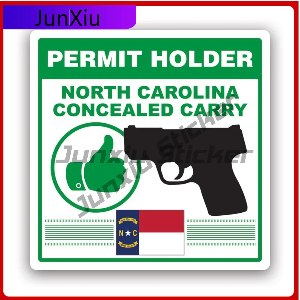 

North Carolina Concealed Scratch Resistant Sun Resistant Cool For Helmet Bumper Car Window Easy To Remove Easy Apply Decor
